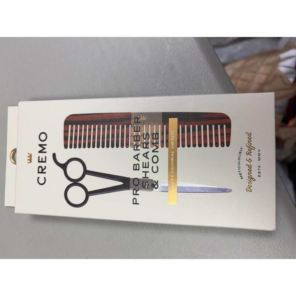 Cremo Pro Barber Shears & Comb Professional Grade